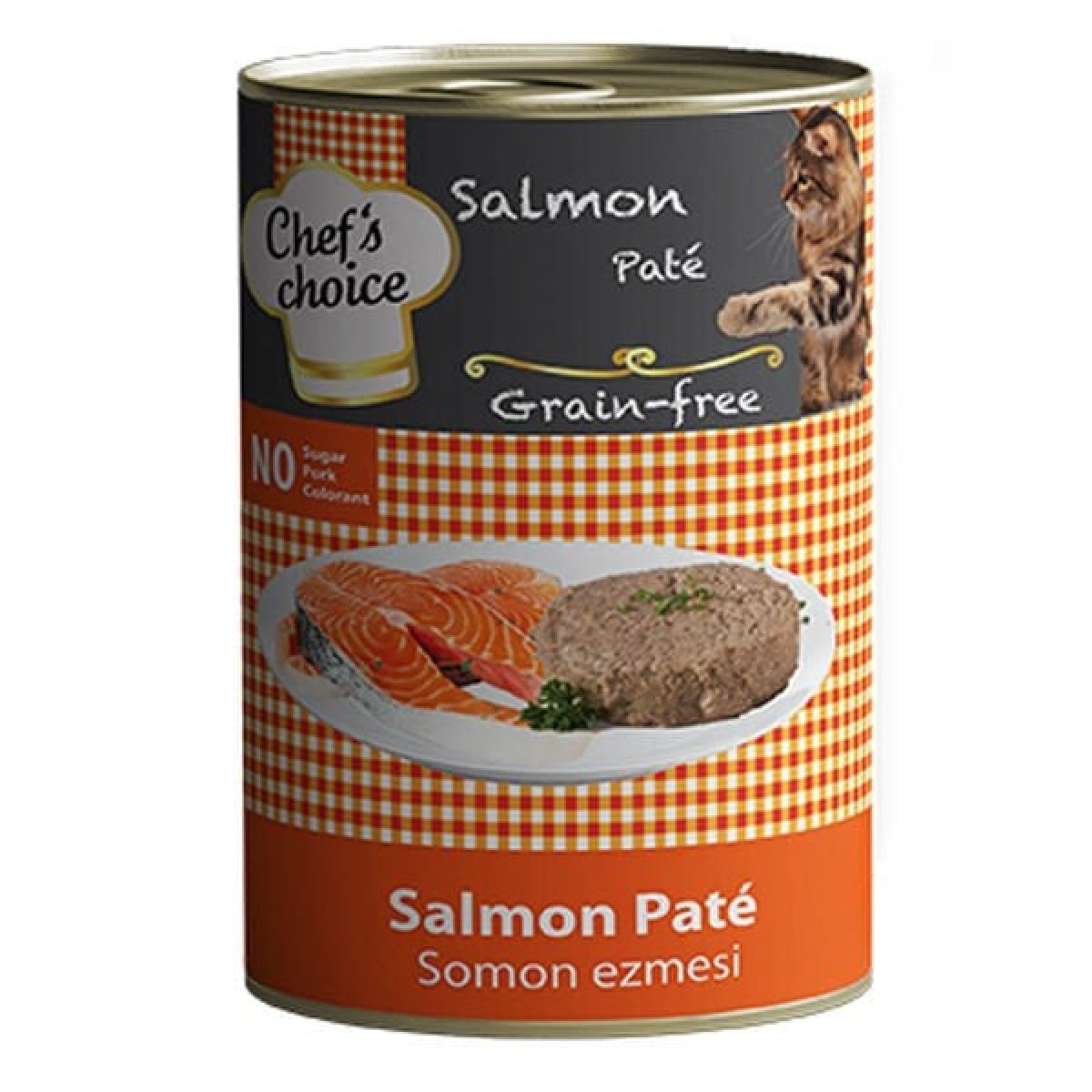 Chefs Choice Kıyılmış Somonlu Yetişkin Konserve Kedi Maması 400 Gr