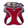 Doggie Havalı Dokuma Reflektör Küçük Irk Köpek Göğüs Tasması Large Kırmızı 42-48 Cm