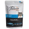 Felicia Tahılsız Somonlu Pouch Yetişkin Konserve Kedi Maması 85 Gr