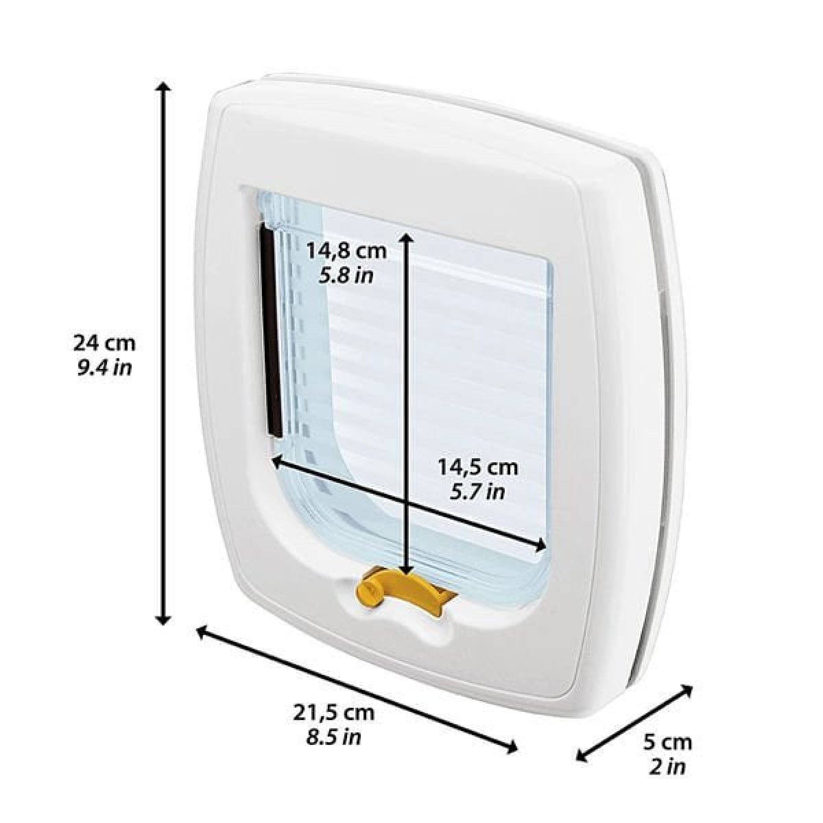 Ferplast Swing 1 Kedi Kapısı Kahverengi 21x24x5 Cm