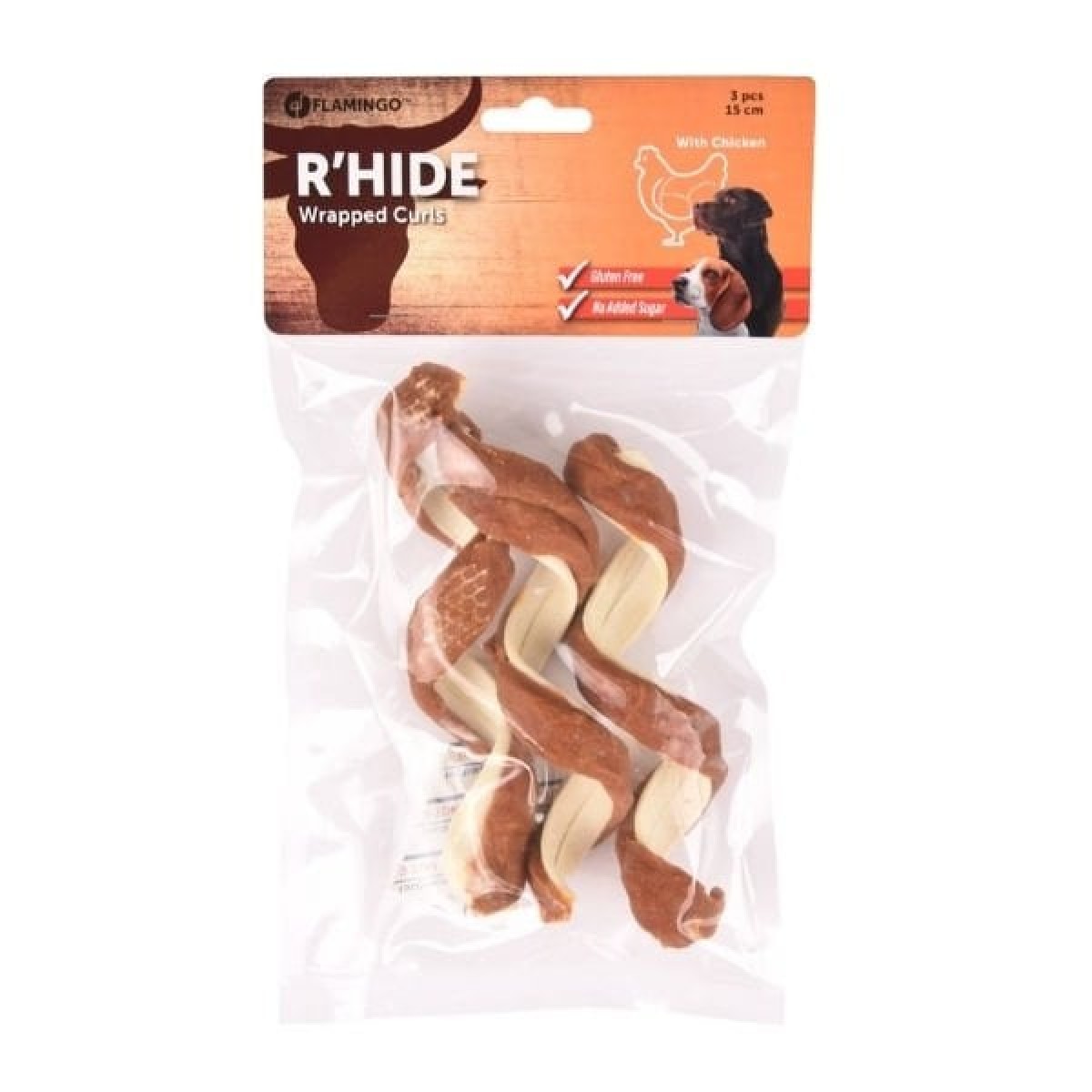 Flamingo Rhide Ördekli ve Tavuklu Glutensiz Köpek Ödül Maması 15 Cm 37 Gr