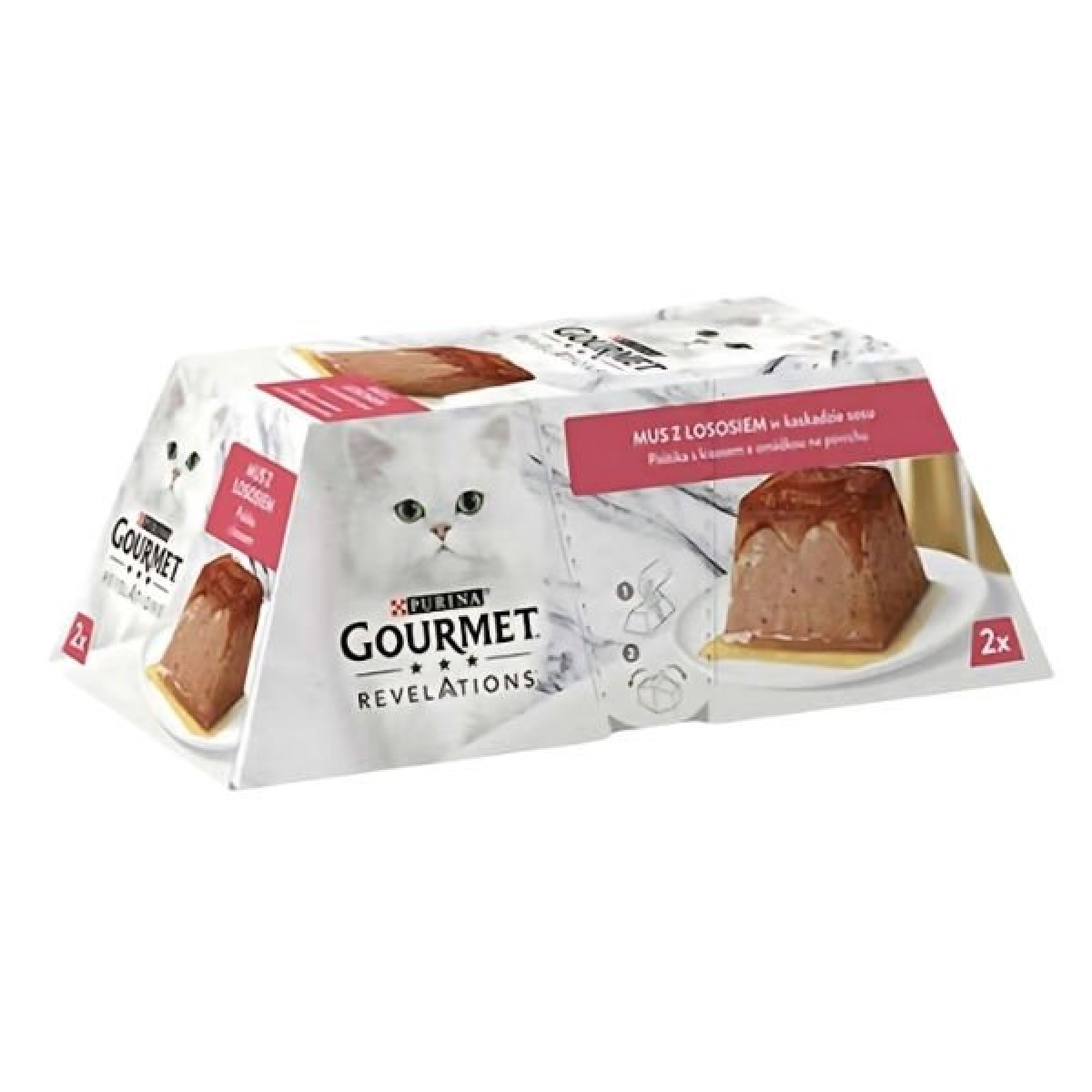Gourmet Revelations Somon Balıklı Yetişkin Konserve Kedi Maması 2 Adet 57 Gr