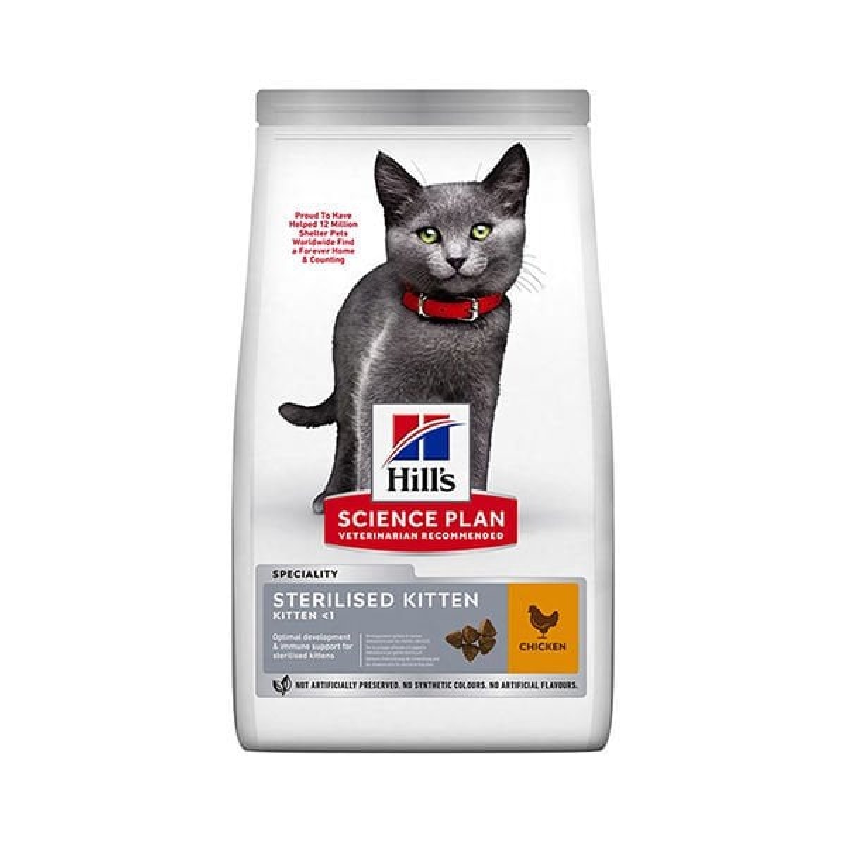 Hills Sterilised Kitten Tavuklu Kısırlaştırılmış Yavru Kedi Maması 10 Kg