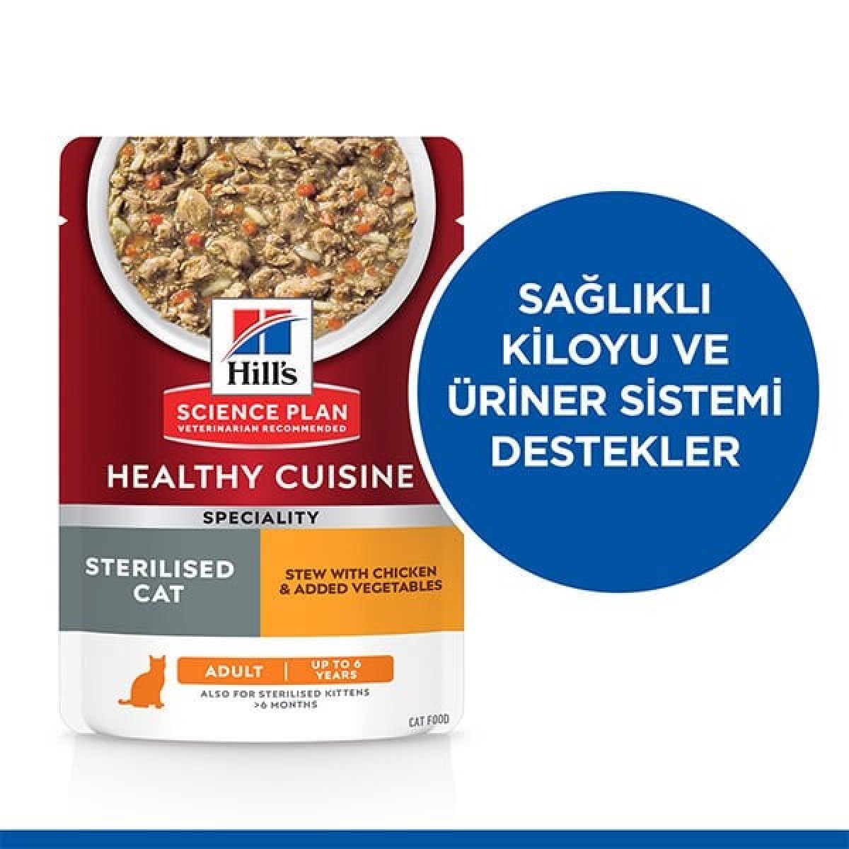 Hills Young Sterilised Tavuklu Kısırlaştırılmış Kedi Maması 3 Kg
