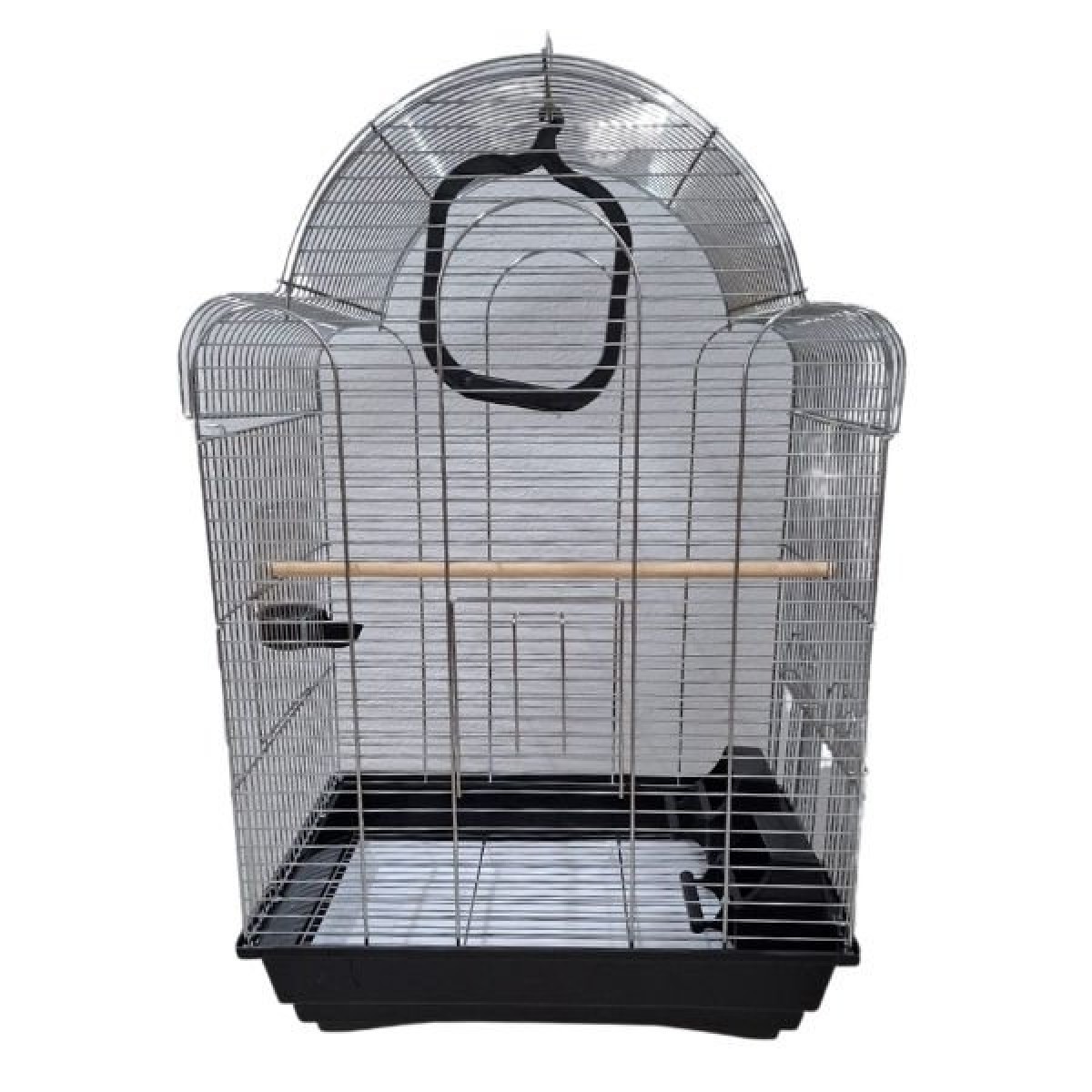 Kiki Excellent Şık Tasarımlı Muhabbet Kuşu Kafesi Krom