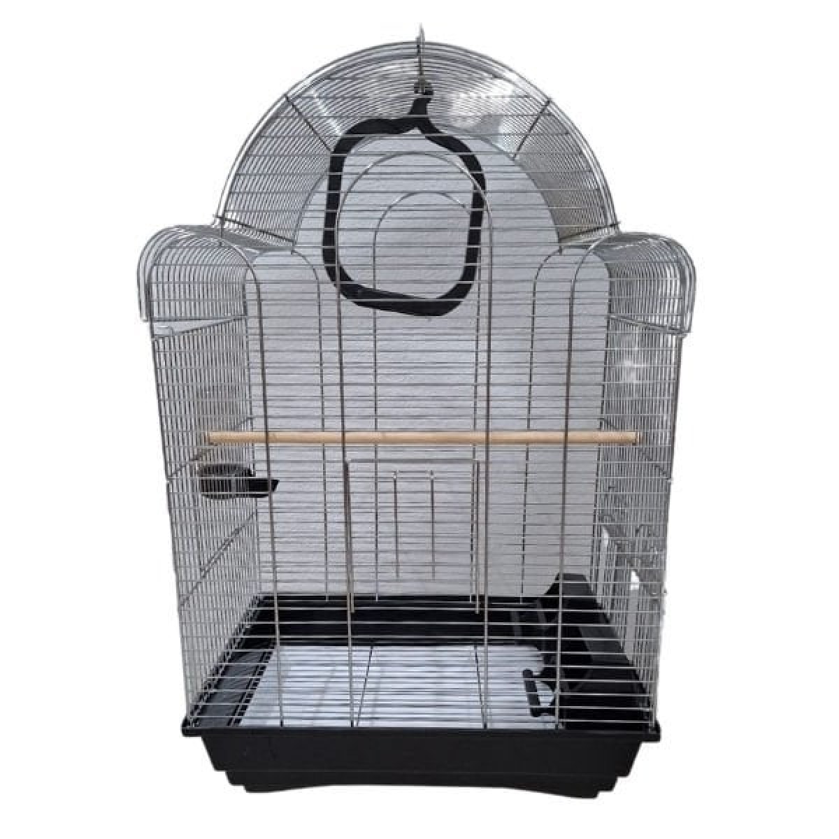 Kiki Excellent Şık Tasarımlı Muhabbet Kuşu Kafesi Krom