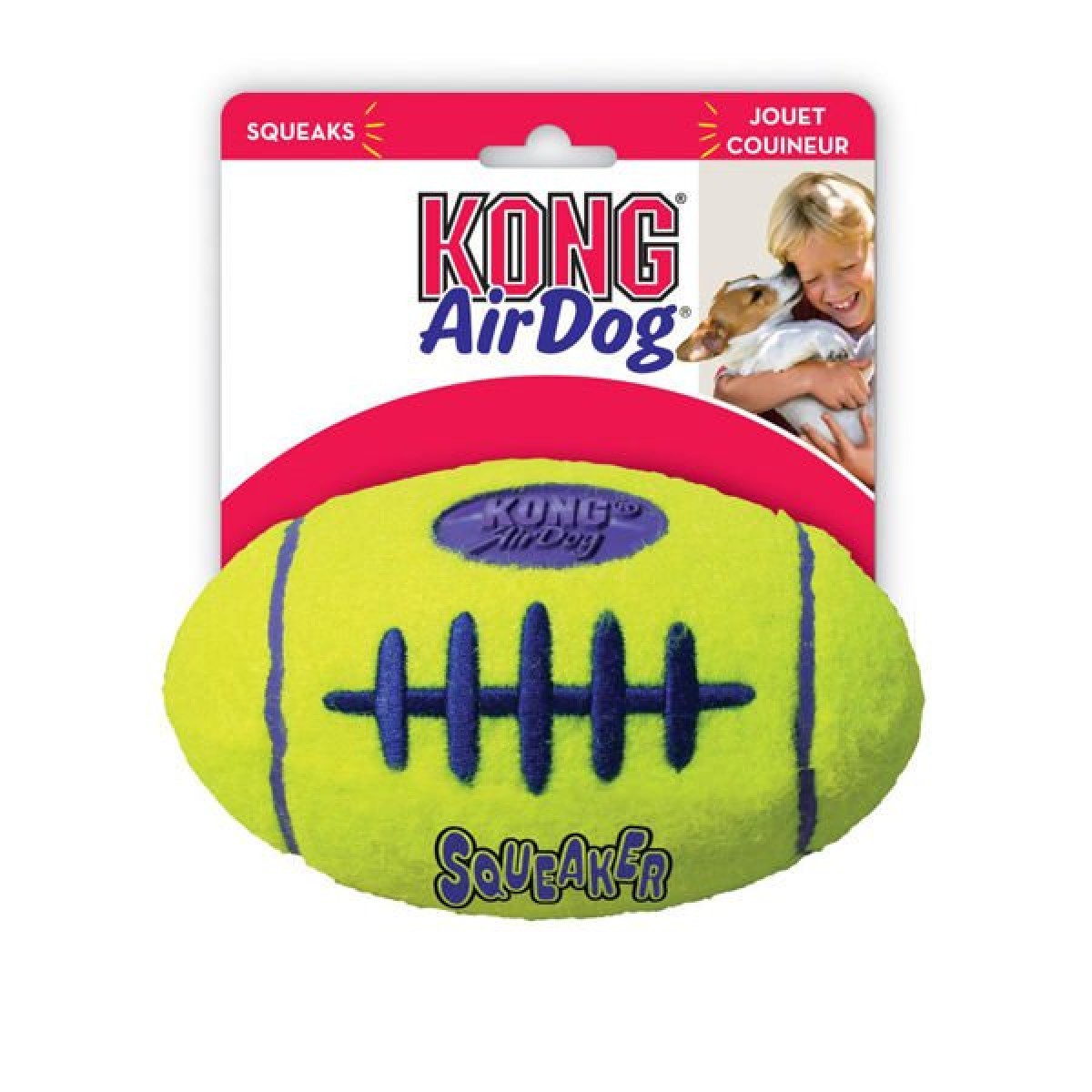 Kong Air Sq Sesli Futbol Top Köpek Oyuncağı Small 8.5 Cm