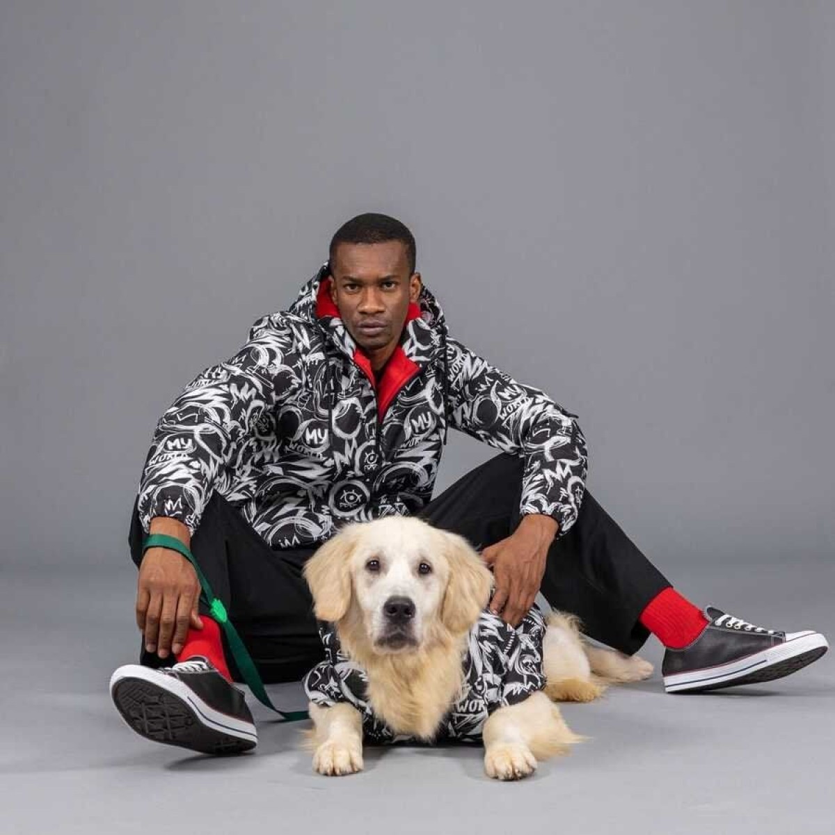 Lindo Dogs People Quantum Unisex Yağmurluk Siyah Beden Small