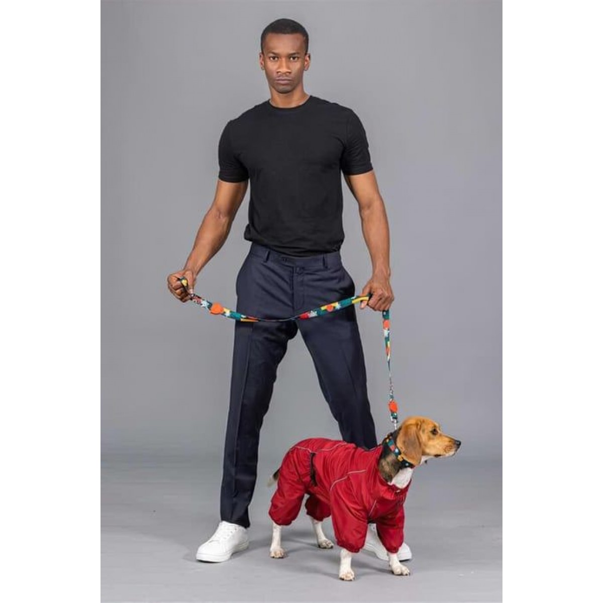 Lindo Dogs Quattro Nova Köpek Yağmurluğu Kırmızı Beden 3