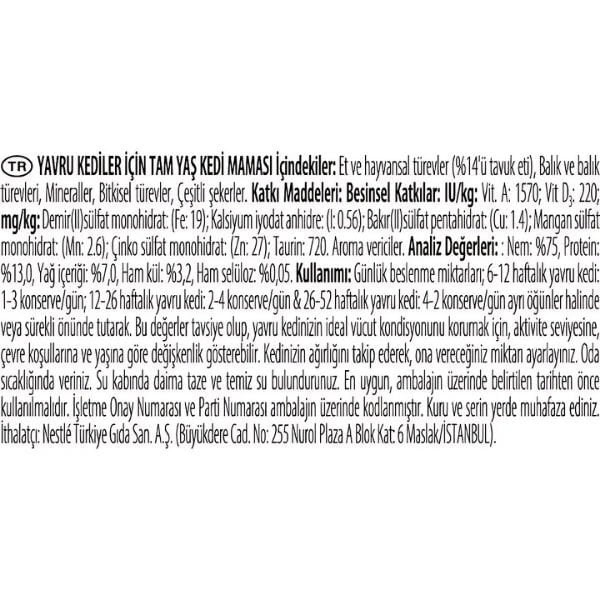 Pro Plan Kitten Tavuklu Yavru Konserve Kedi Maması 85 Gr