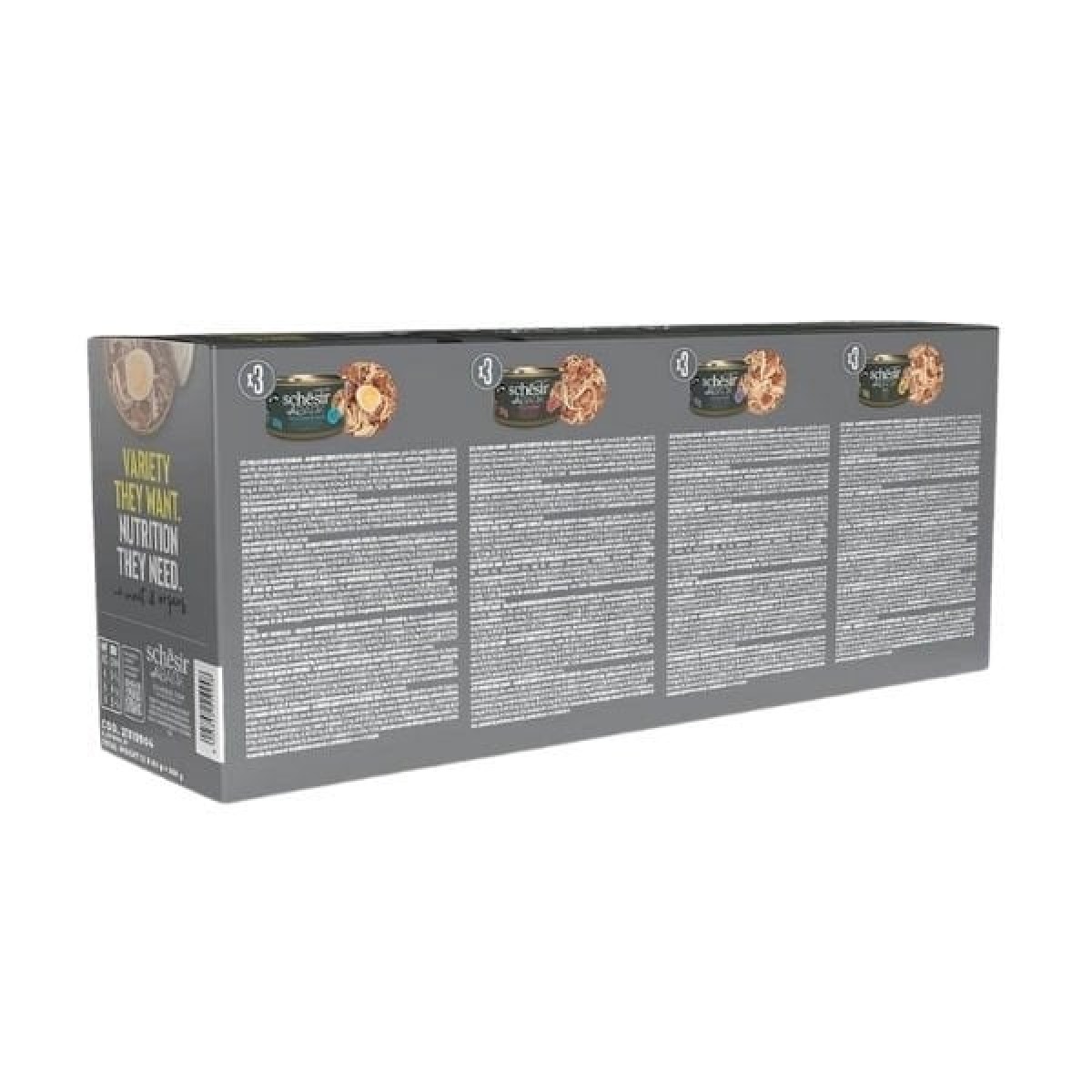 Schesir After Dark Et Suyunda Karışık Lezzetler Yetişkin Konserve Kedi Maması 12 Adet 80 Gr